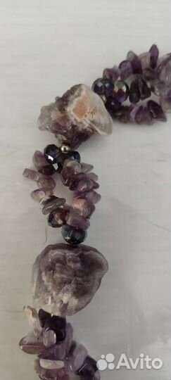 Колье из аметиста