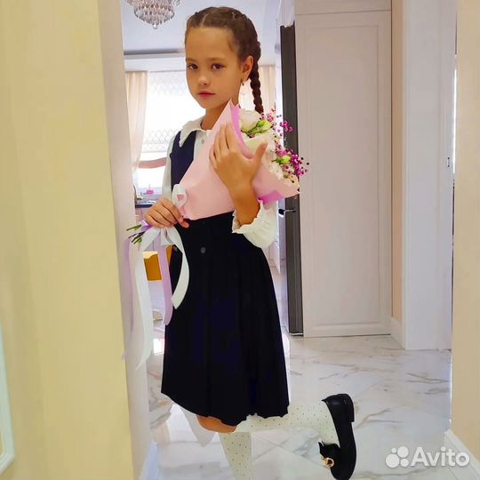 Школьный сарафан для девочки 140 см