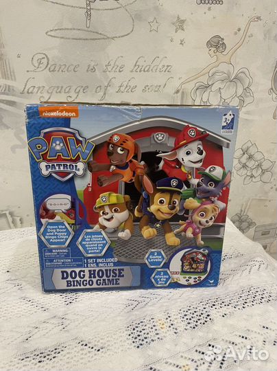 Щенячий патруль Настольная игра Бинго