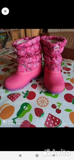 Резиновые сапоги для девочки 29 размер