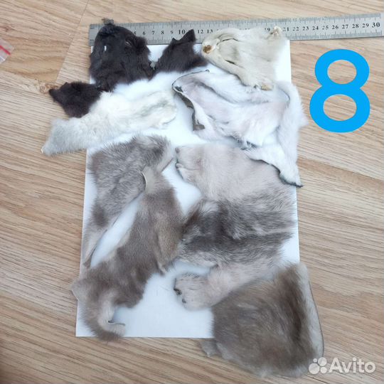 Мех лоскут кусочки норки
