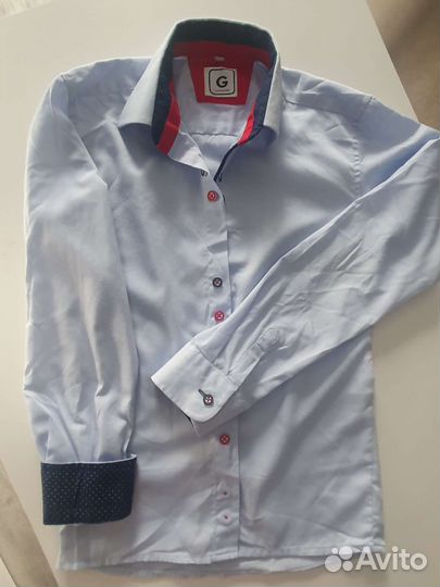 Рубашки для мальчика школьные 128 размер