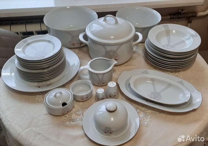 Столовый сервиз гдр jlmenau