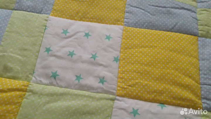Детское одеяло лоскутное/печворк