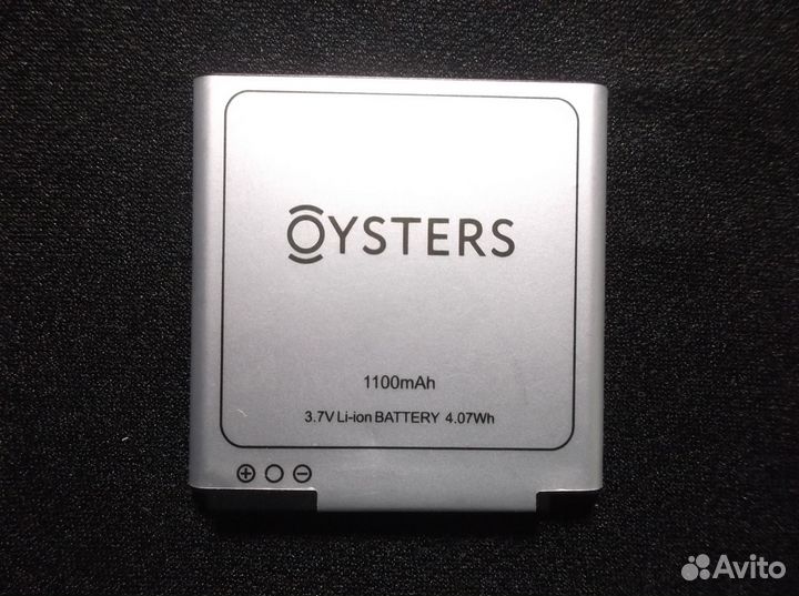 Аккумулятор oysters 1100 mAh 3,7 V