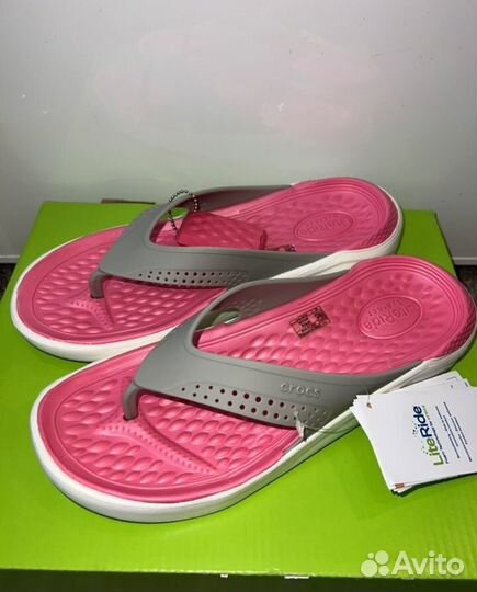 Шлепанцы сланцы crocs literide 39