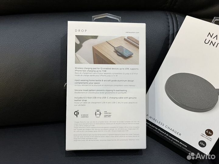 Native Union Drop Wireless Charger Зарядка