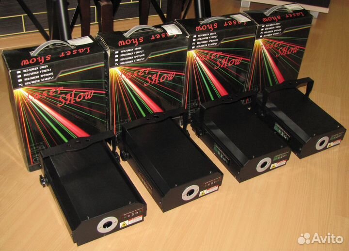 Лазер US N600 светомузыка LED GR-140 Mic DMX Pro-L