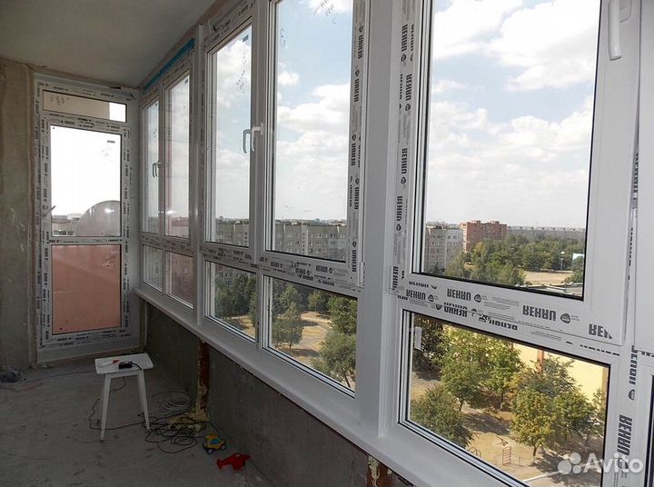 Окна на балкон