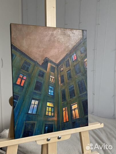 Картина городской пейзаж