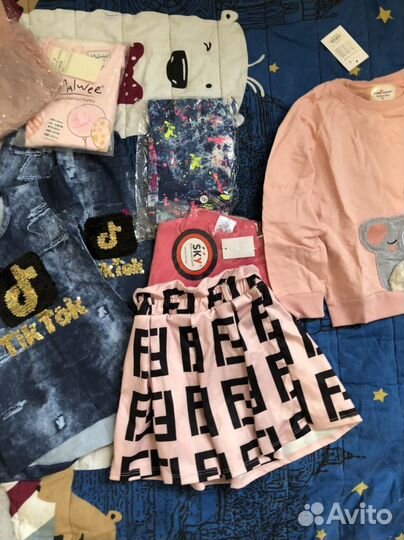 Вещи пакетом на девочку рост от 115-120 см