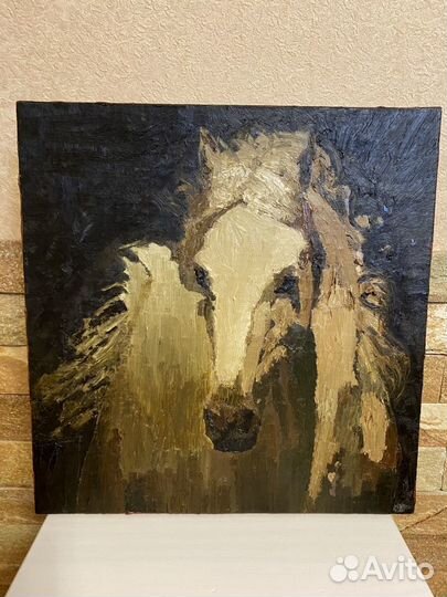 Картина маслом на холсте Лошадь