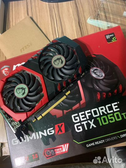 Видеокарта MSI GTX 1050 Ti Gaming X 4g