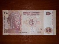 Банкнота Конго 50 франков 2013. Новая