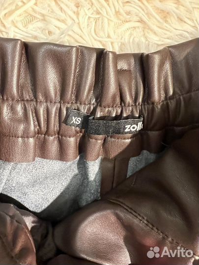 Шорты женские кожаные