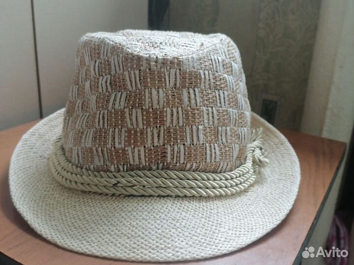 Соломенная шляпа мужская