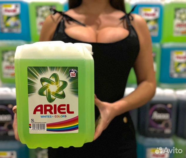 Гель для стирки, жидкий порошок 5 литров