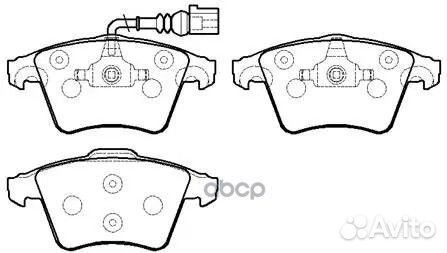Колодки тормозные дисковые VW: Transporter, Car