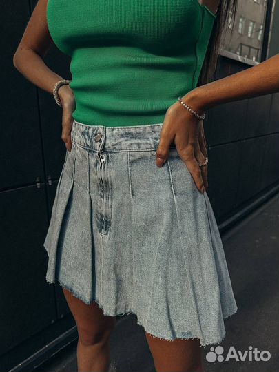 Джинсовая юбка