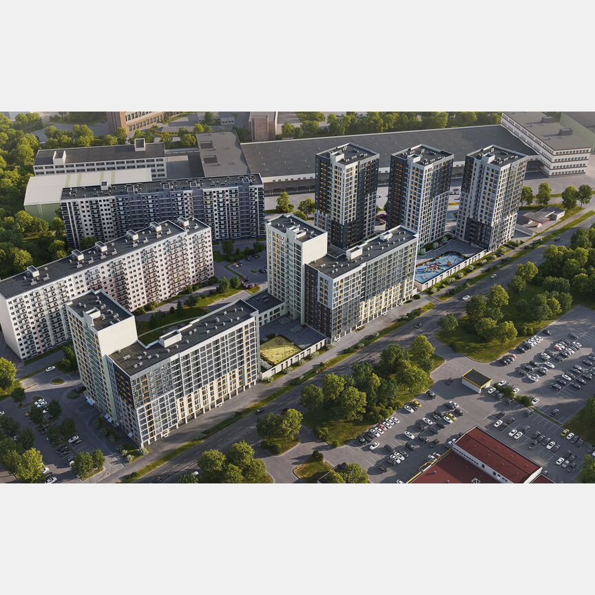 1-к. квартира, 40,2 м², 10/18 эт.