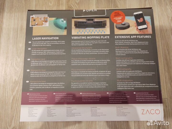 Новый робот-пылесос Zaco A10