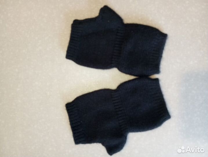 Зимняя шапка, снуд, митенки