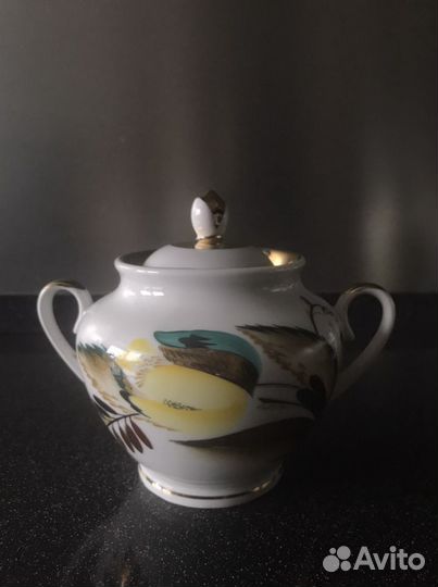 Сервиз чайный Желтый тюльпан лфз СССР