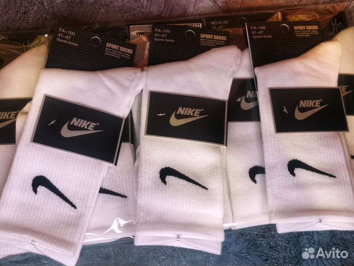 Носки nike высокие