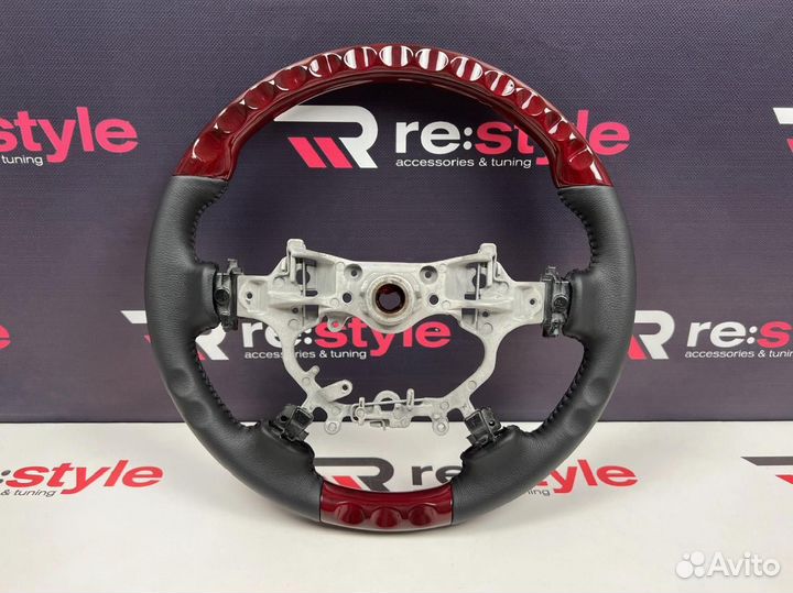 Руль Toyota Camry 50 11-14г Дерево косточка S2250