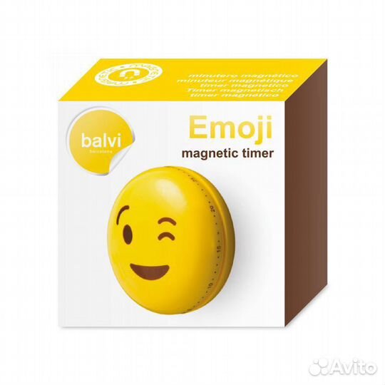 Таймер механический Emoji подмигивающий