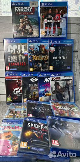 Диски Б.У-PS4