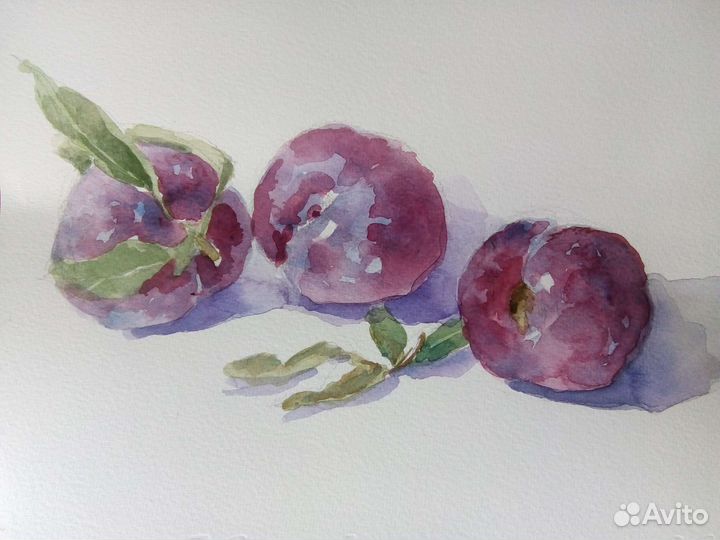 Акварель натюрморты для кухни