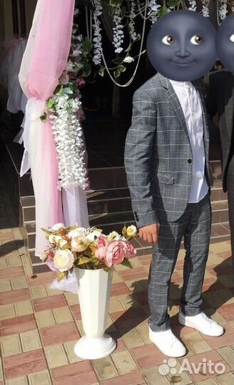 Костюм классический мужской в клетку