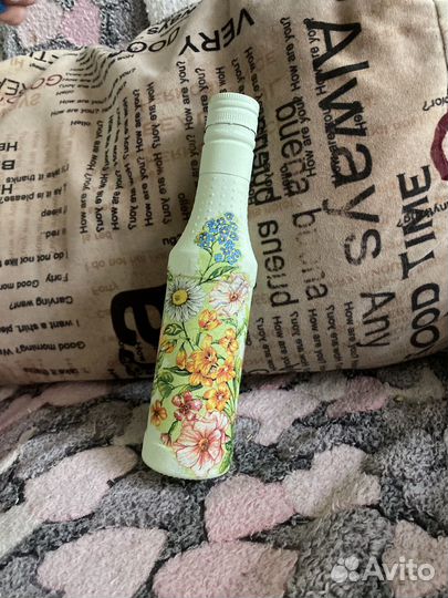 Бутылка декупаж