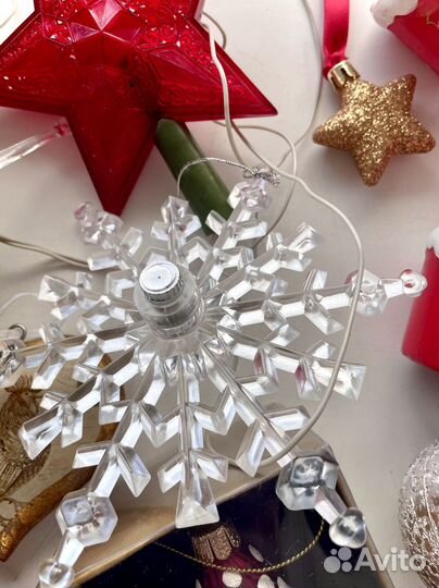 Новогодние игрушки. Ёлка шар сосулька звезда