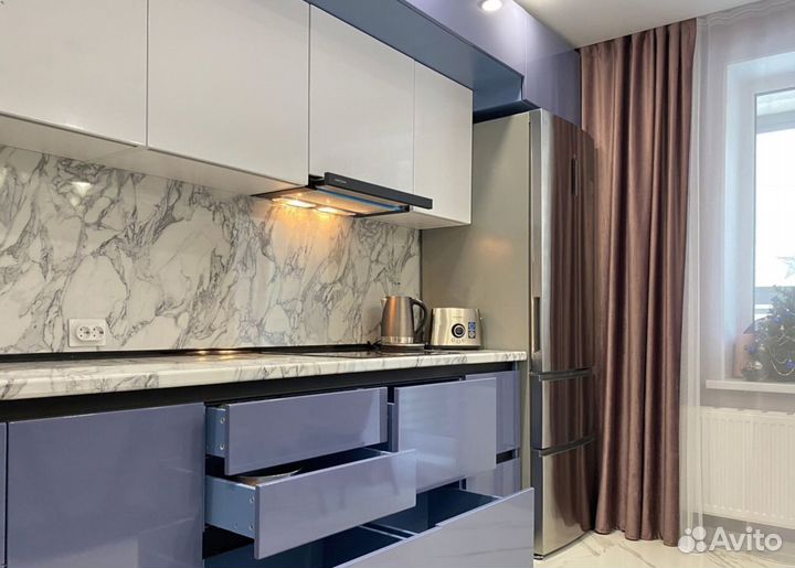 Кухня Сиреневая напрямую от фабрики на заказ