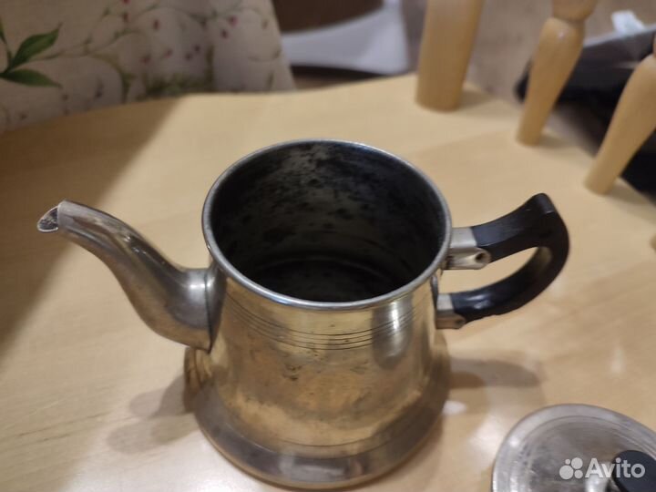 Чайник заварочный СССР мельхиор