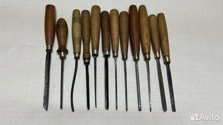 Старинные резцы по дереву. Англия