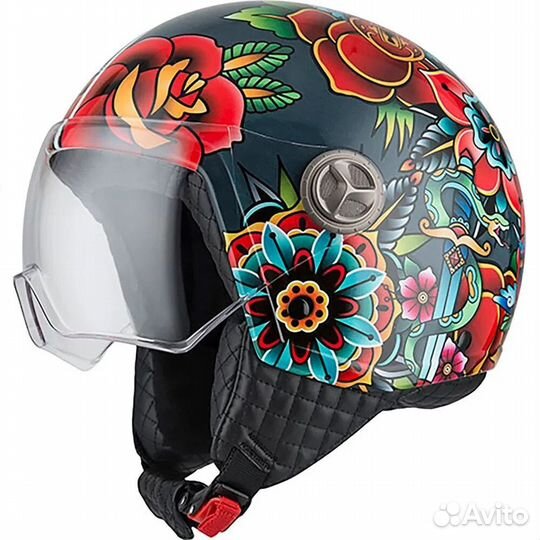 NZI Zeta 2 open face helmet Glossy Frühling