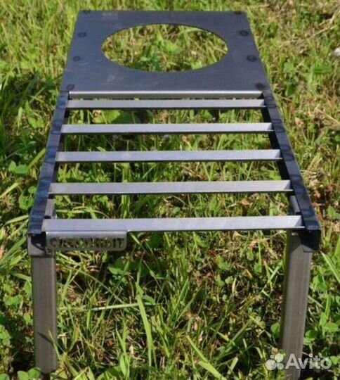 Решетка костровая с подставкой под казан