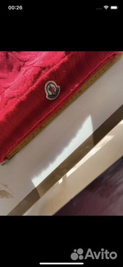 Новая шапка moncler оригинал шерсть