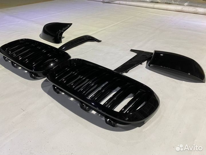 BMW X6 f16 Жабры+Ноздри+Крышки зеркал