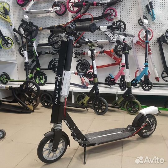 Самокат с дисковым тормозом