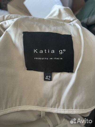 Тренч бежевый итальянский