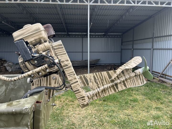 Лодка болотоход