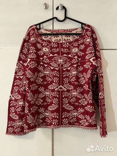 Джемпер шерсть шёлк