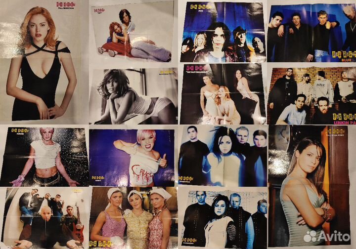 Плакаты (постеры) 1990x - 2000x, актеры, музыканты