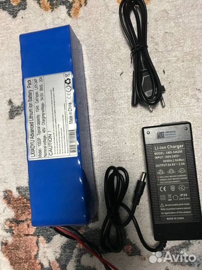 Новый литио - ионный аккумулятор 48 V 10 Ah