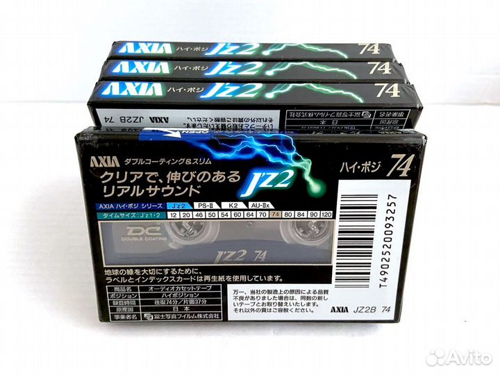 Аудиокассета кассета Axia (Fuji) J'z 2 74 - 1993 г