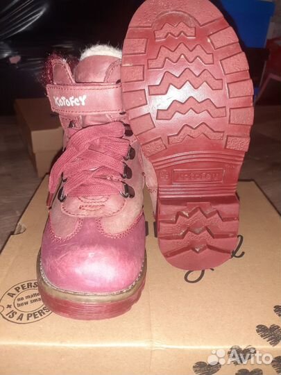 Ботинки зимние для девочки 28 размер